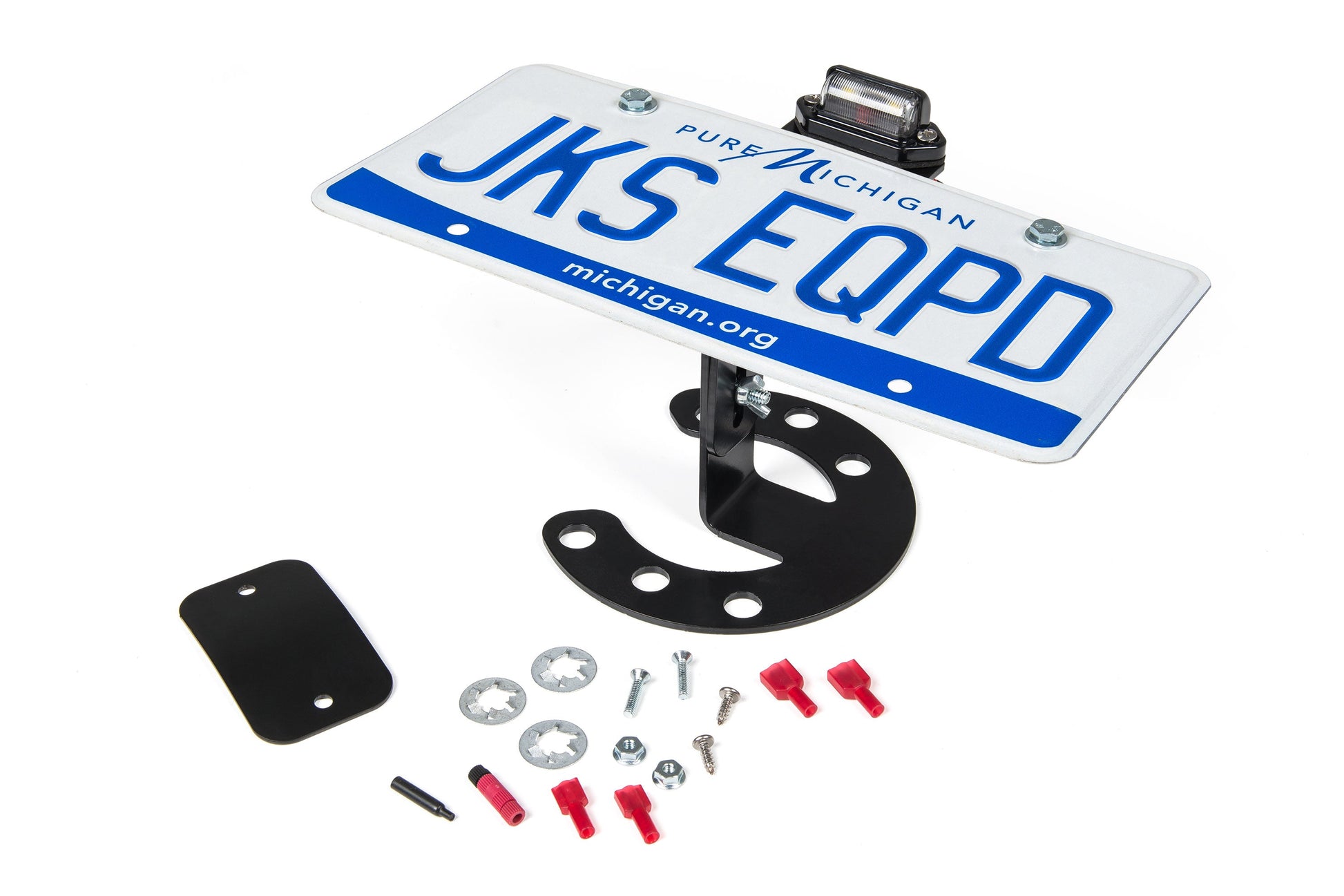 JKS Spare Tire License Plate Mount | Wrangler YJ, TJ, LJ and JK - Trucks R Us