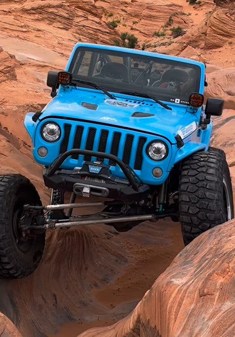CrawlTek Inferno Front Winch Bumper with Flat Top Stinger | Jeep Wrangler JK/JL - Trucks R Us