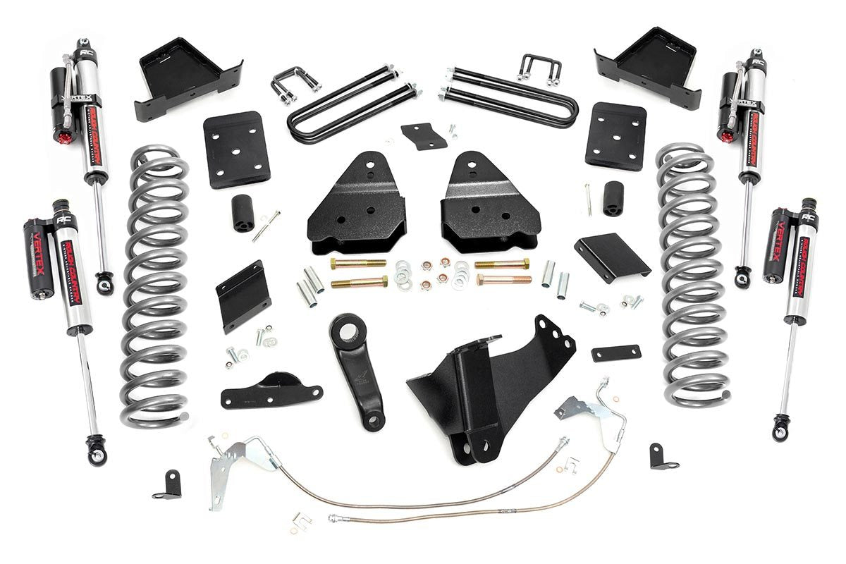 Rough Country (53350) 6 Inch Lift Kit | Gas | No OVLD | Vertex | Ford F-250 Super Duty 4WD (11-14)