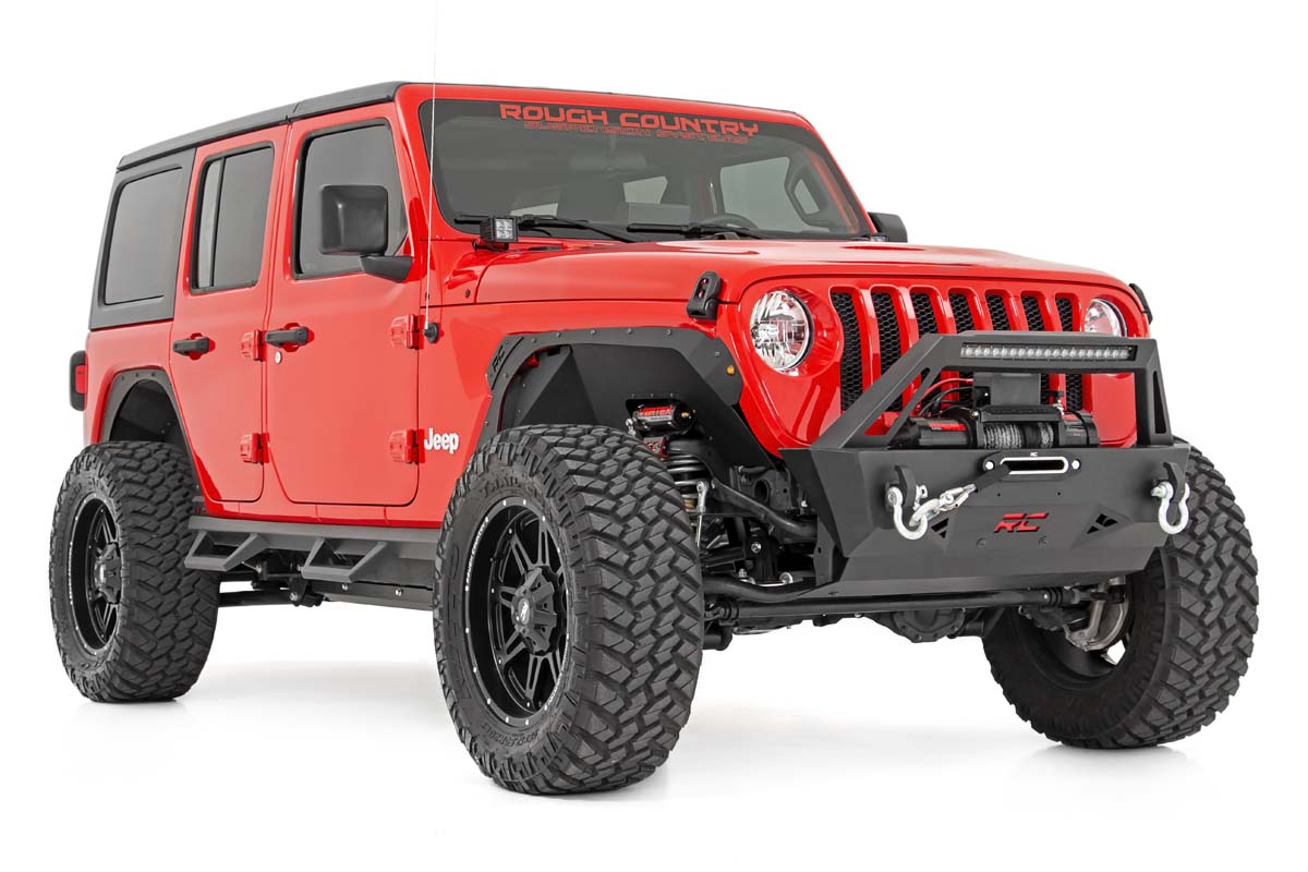 Rough Country (66050) 6 Inch Lift Kit | Long Arm | Vertex | Jeep Wrangler Unlimited (18-23)