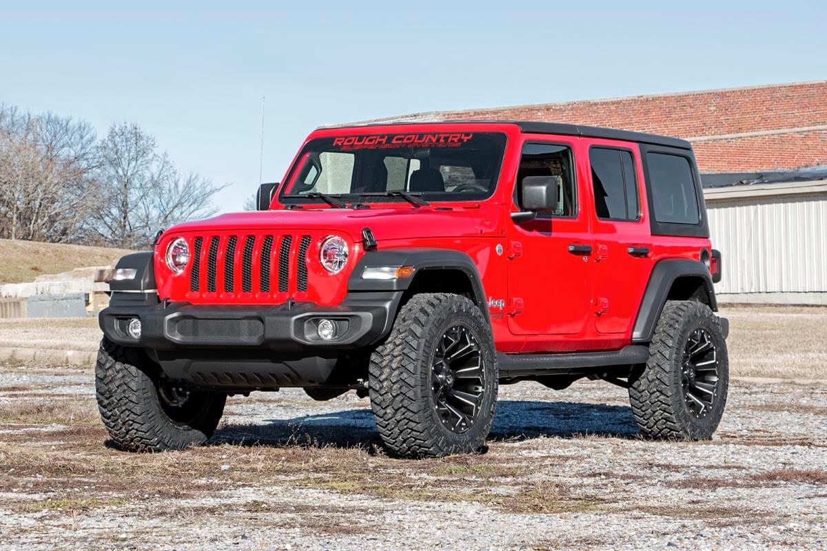 Rough Country (67750) 2.5 Inch Lift Kit | Coils | Vertex | Jeep Wrangler JL 4WD (18-23)