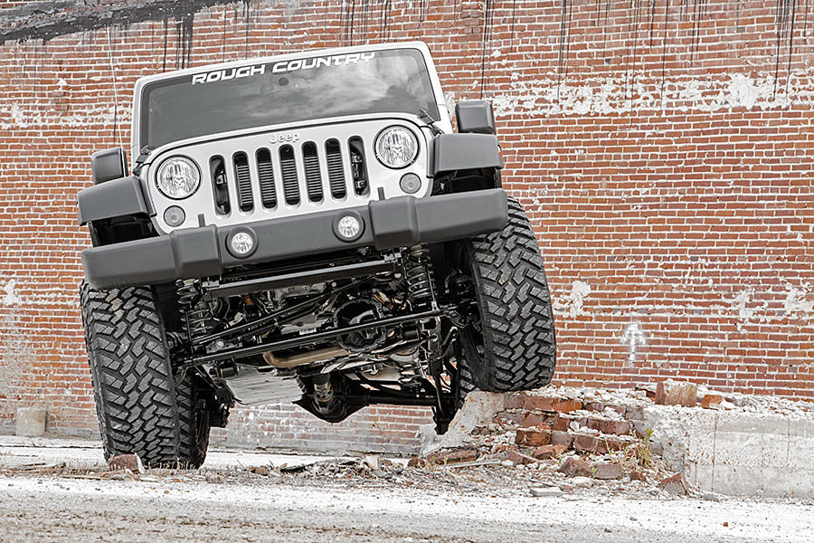 Rough Country (68130) 4 Inch Lift Kit | Jeep Wrangler Unlimited 2WD/4WD (2007-2018)