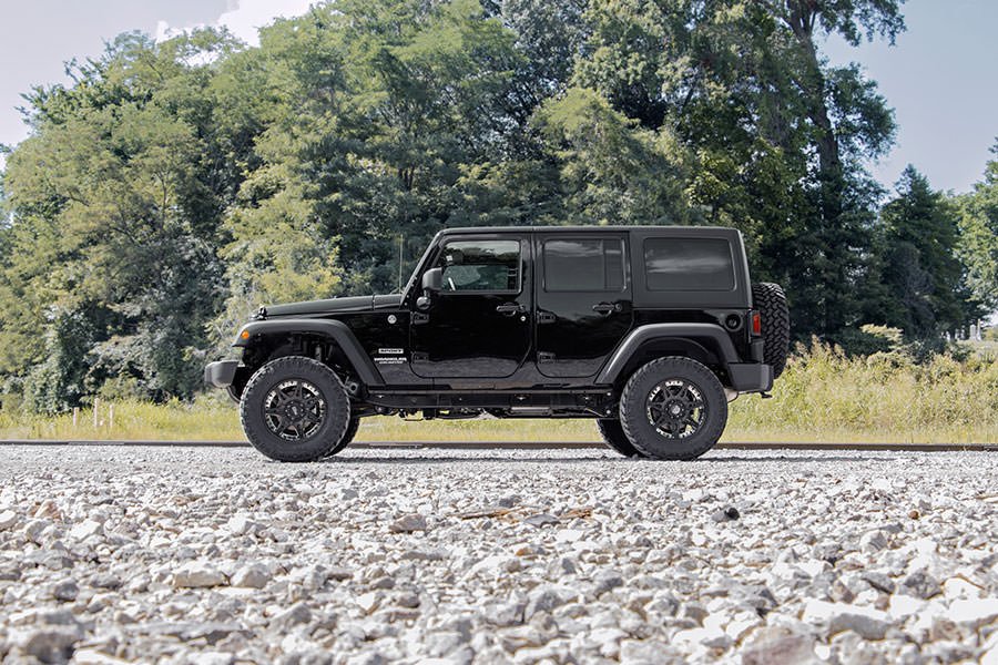 Rough Country (67930) 2.5 Inch Lift Kit | Coils | Jeep Wrangler Unlimited 2WD/4WD (2007-2018)