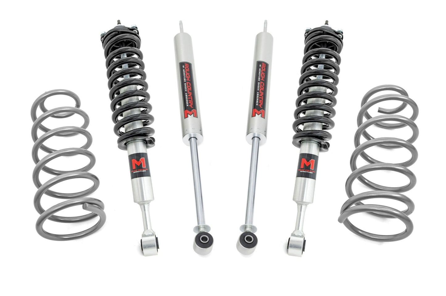 Rough Country 2 Inch Lift Kit | RR Coils | M1 Struts | Toyota 4Runner 4WD (10-23)