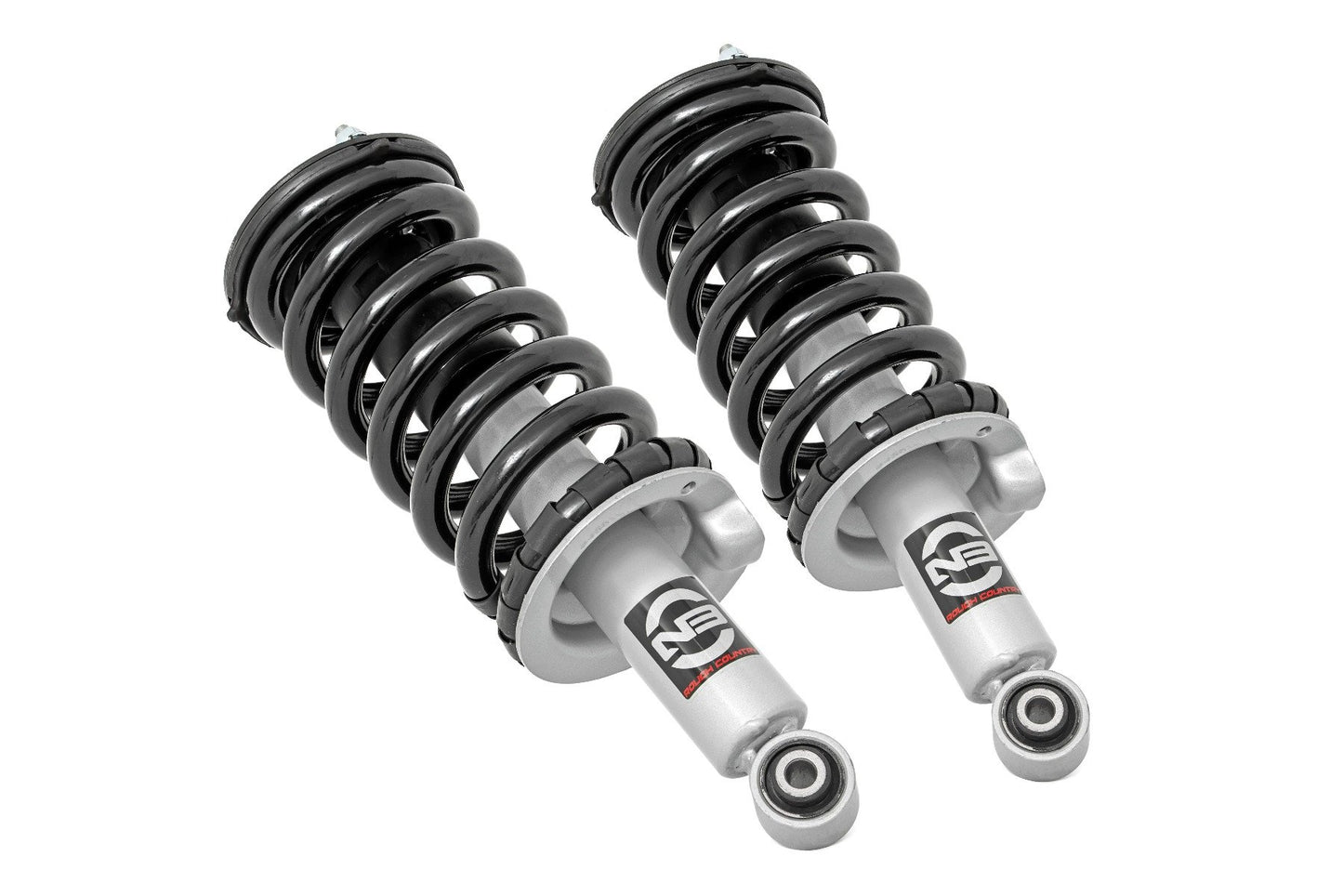 Rough Country (501092) N3 Leveling Struts | 2 Inch | Loaded Strut | Nissan Titan 4WD (2017-2024)